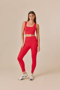Smoothform High Waist Leggings - Jalapeño Red
