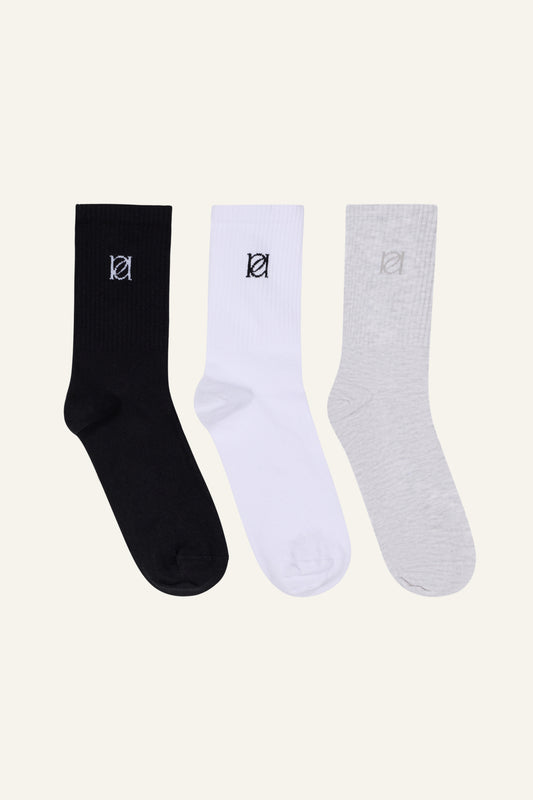 Multi Pack Branded Socks - Multi