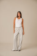 The Soft Touch Everyday Trousers - Grey Marl