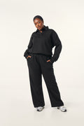 Button Front Collar 2 in 1 Tracksuit - Core Black
