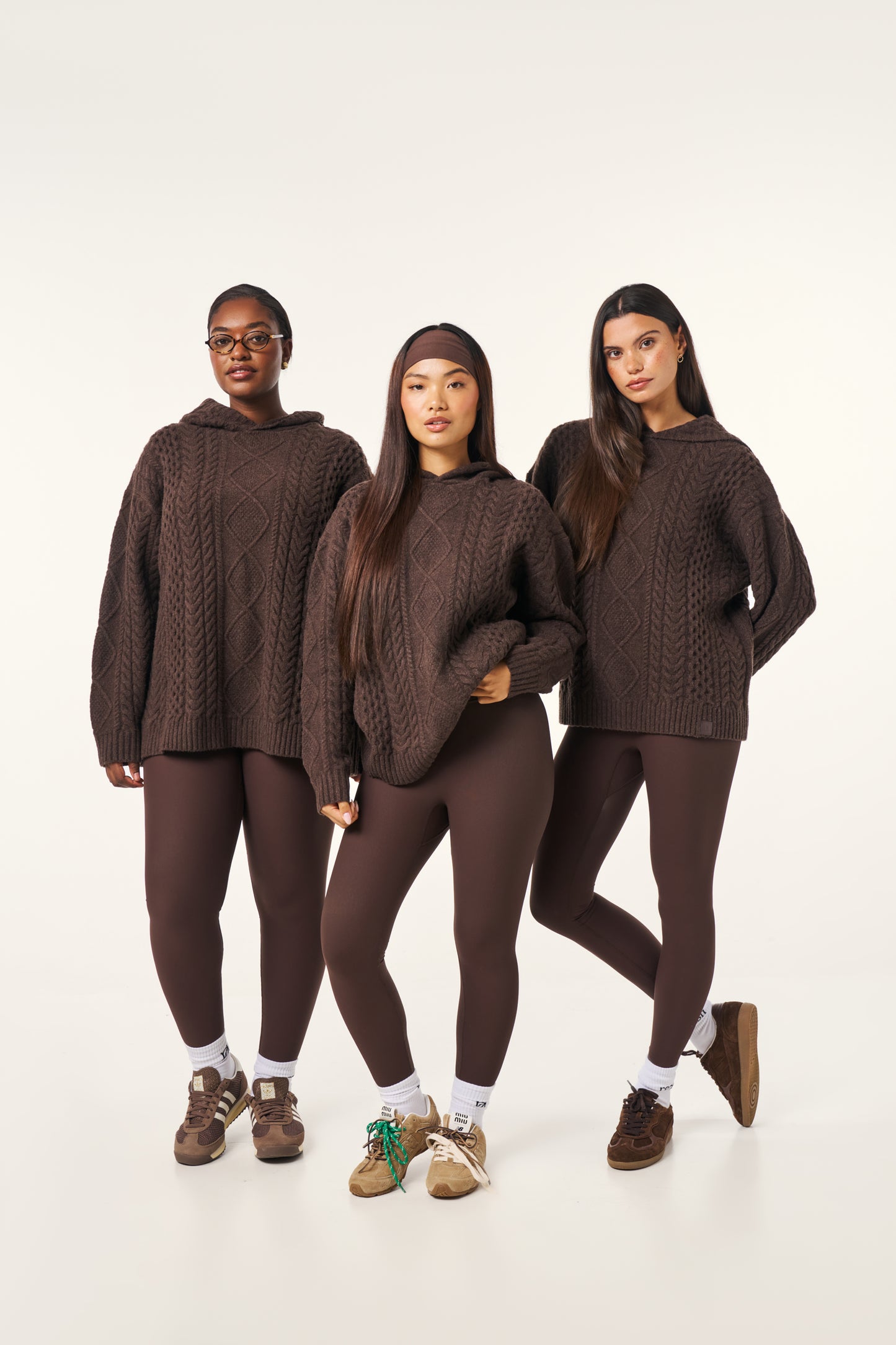 The Sculpt High Waist Leggings - Espresso