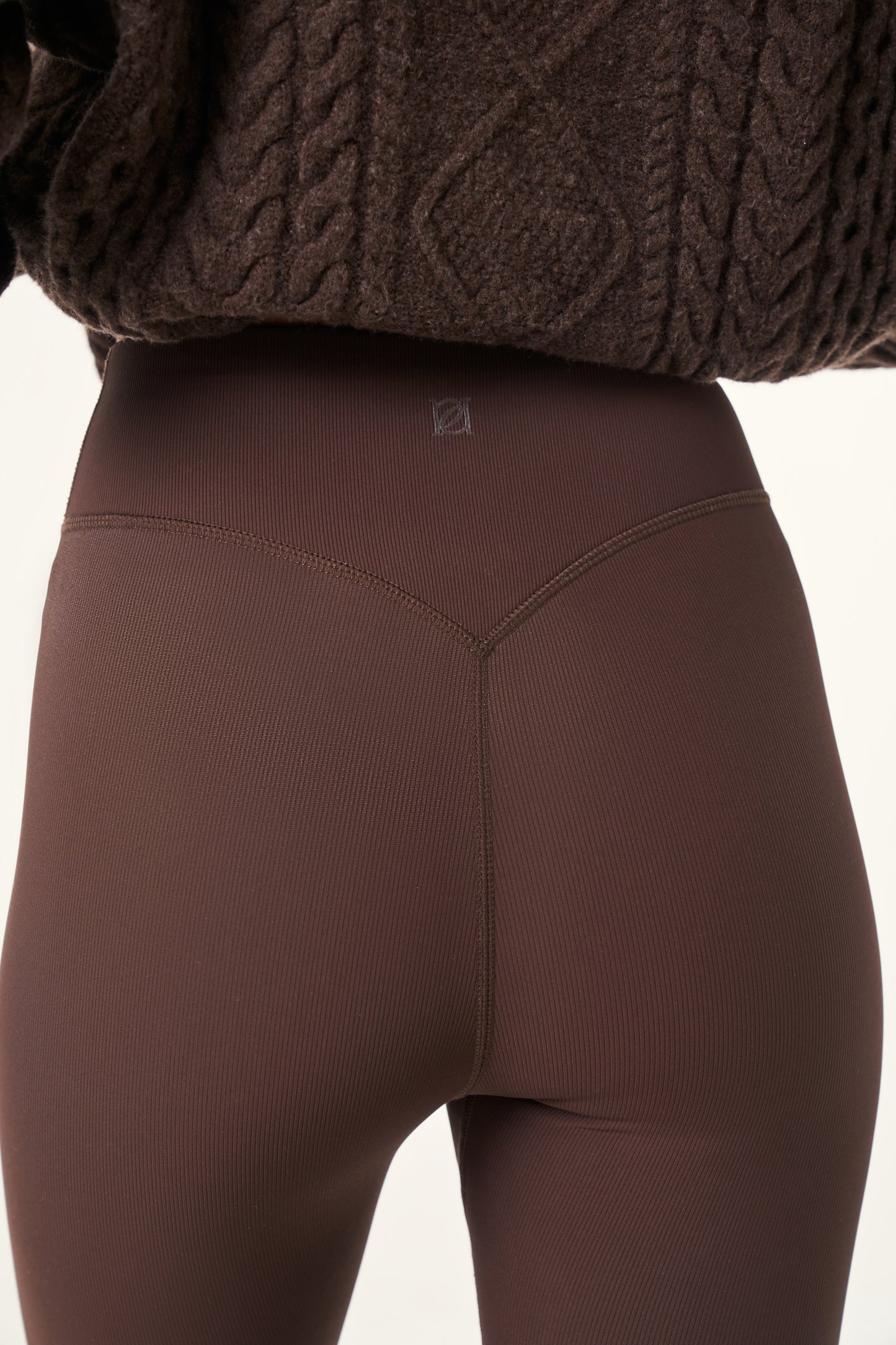 The Sculpt High Waist Leggings - Espresso