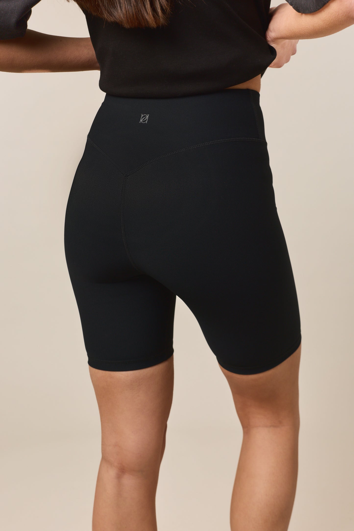 The Sculpt High Waist Cycling Shorts - Core Black