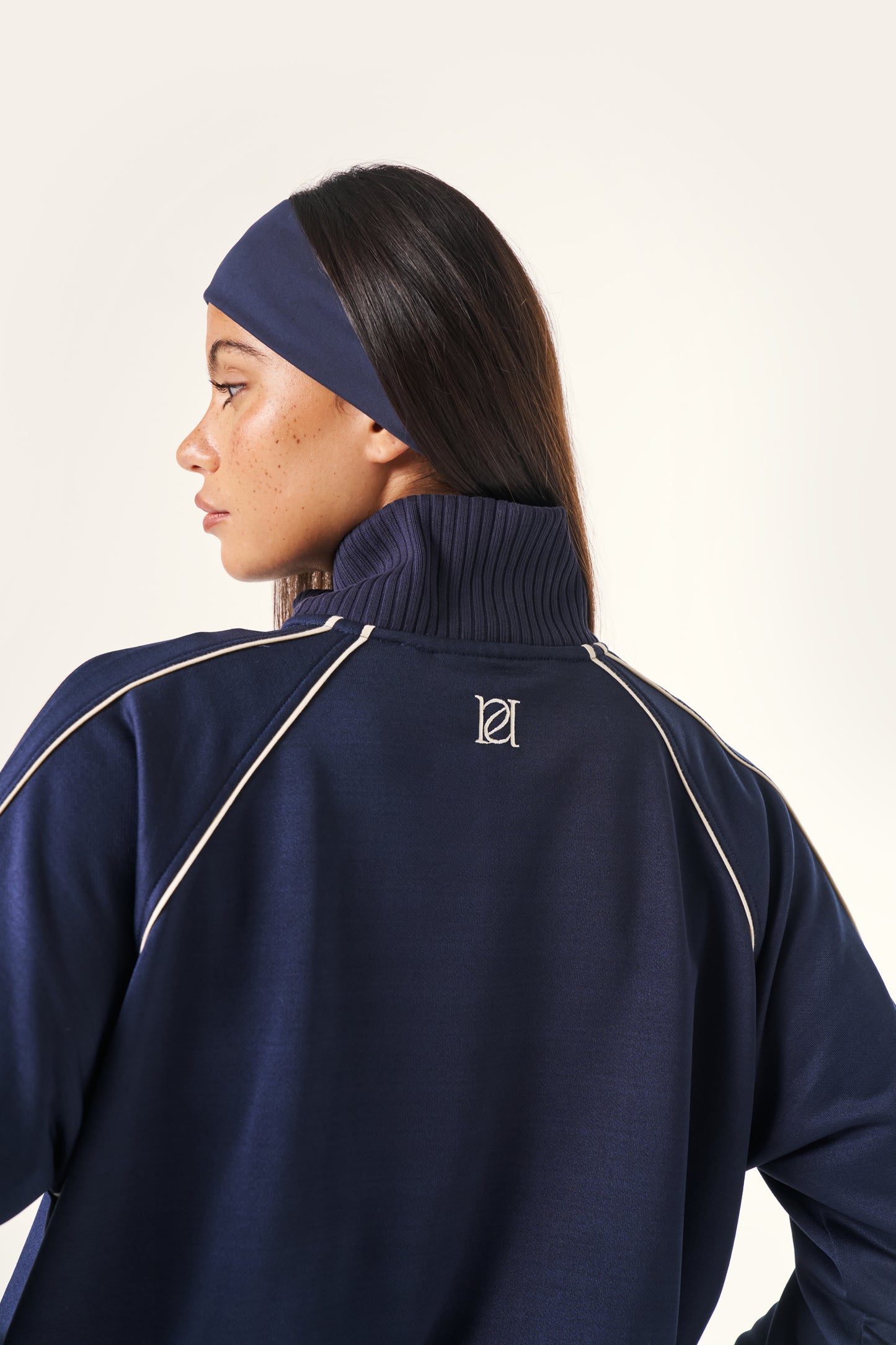 Tricot Quarter Zip 2 In 1 Tracksuit - Midnight Blue
