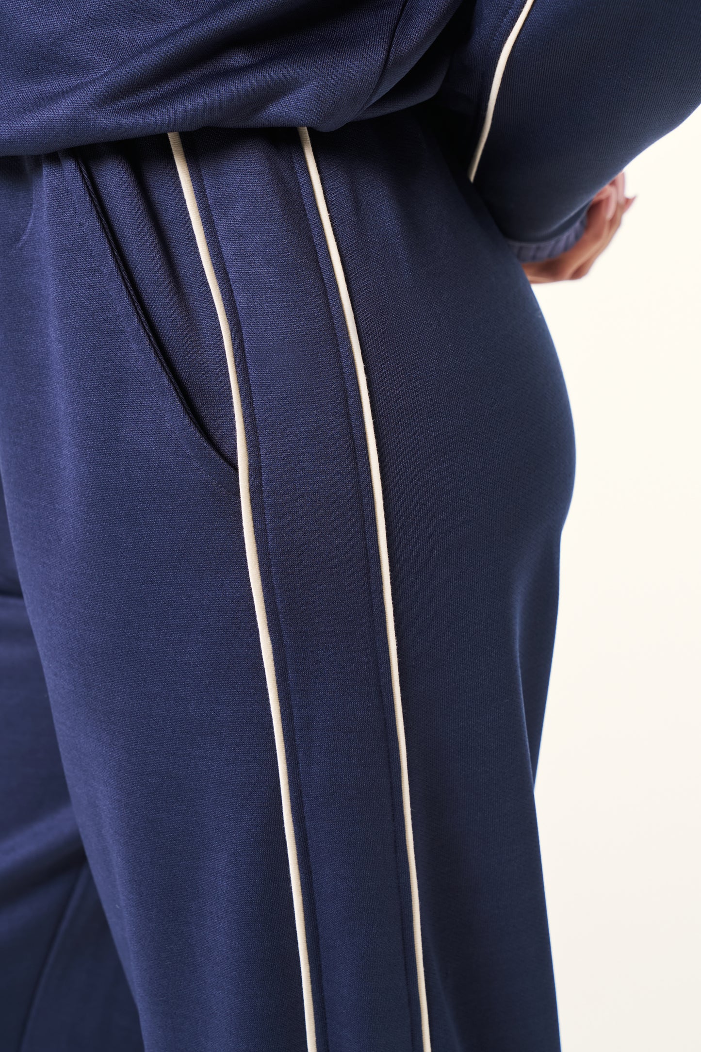Tricot Quarter Zip 2 In 1 Tracksuit - Midnight Blue