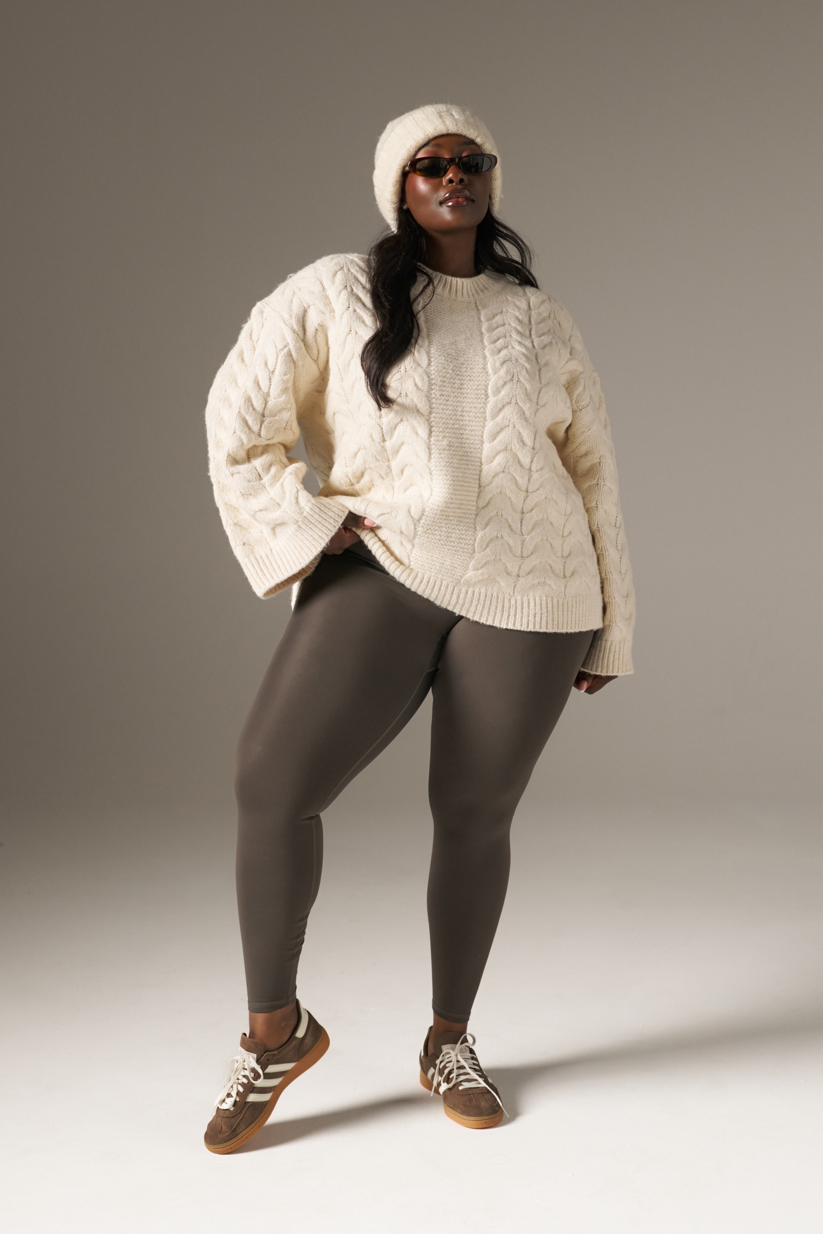 High Waist Thermasoft Leggings - Cocoa – reasn