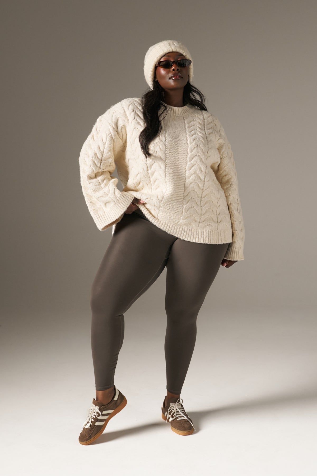High Waist Thermasoft Leggings - Cocoa – reasn