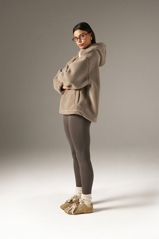 High Waist Thermasoft Leggings - Cocoa