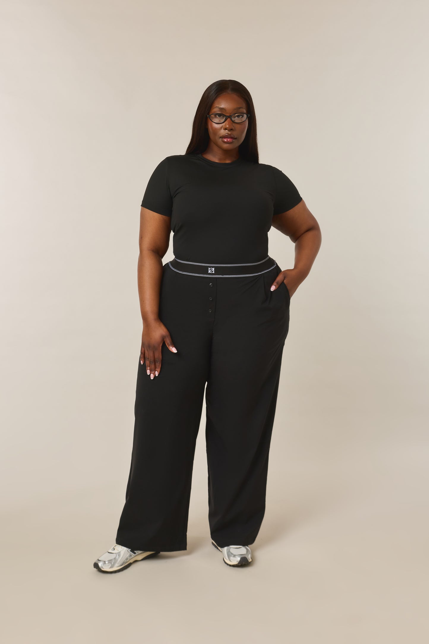 Sculpting Built In Bra Short Sleeve Baby Tee - Core Black