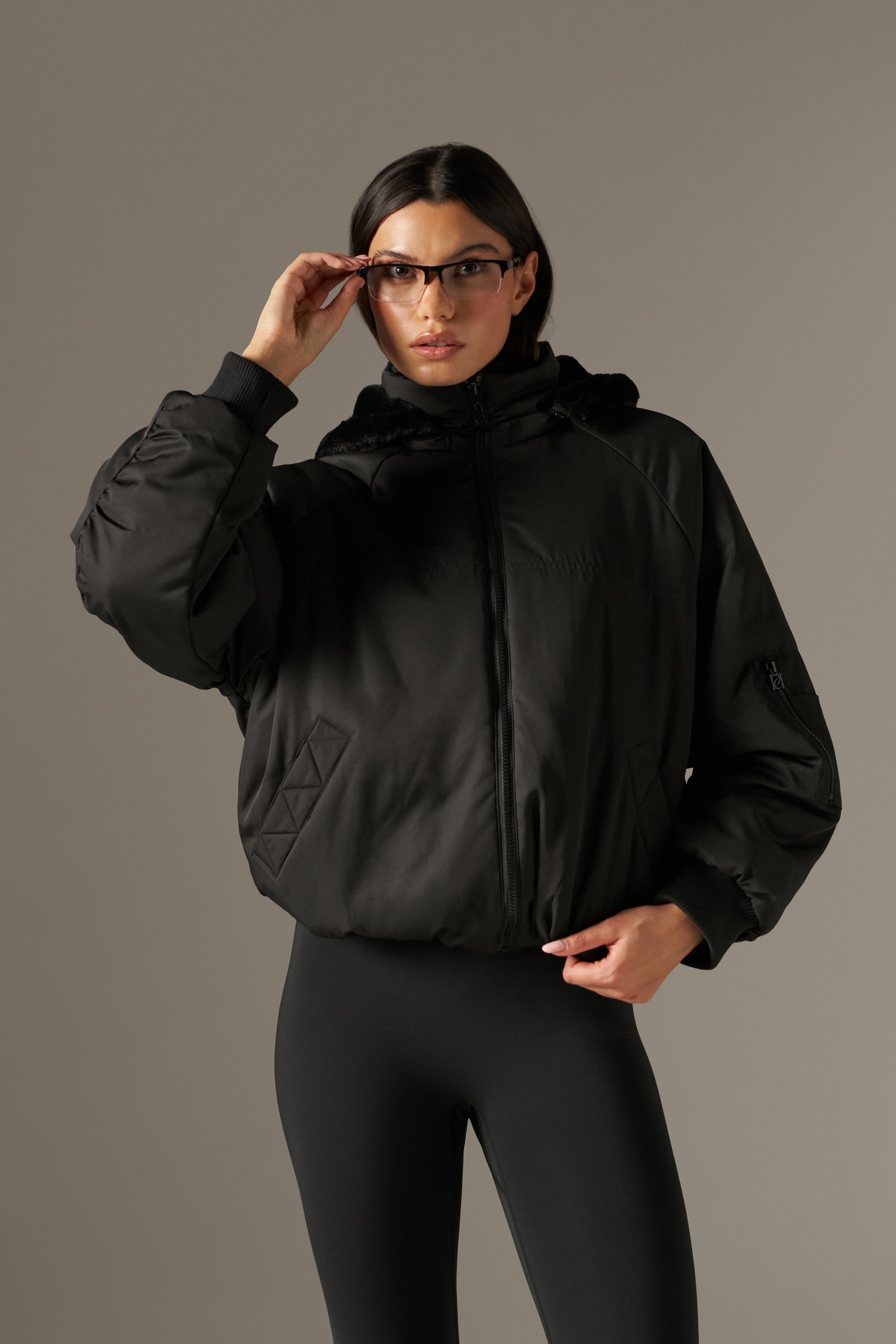 Reversible Faux Fur Coat - Core Black – reasn