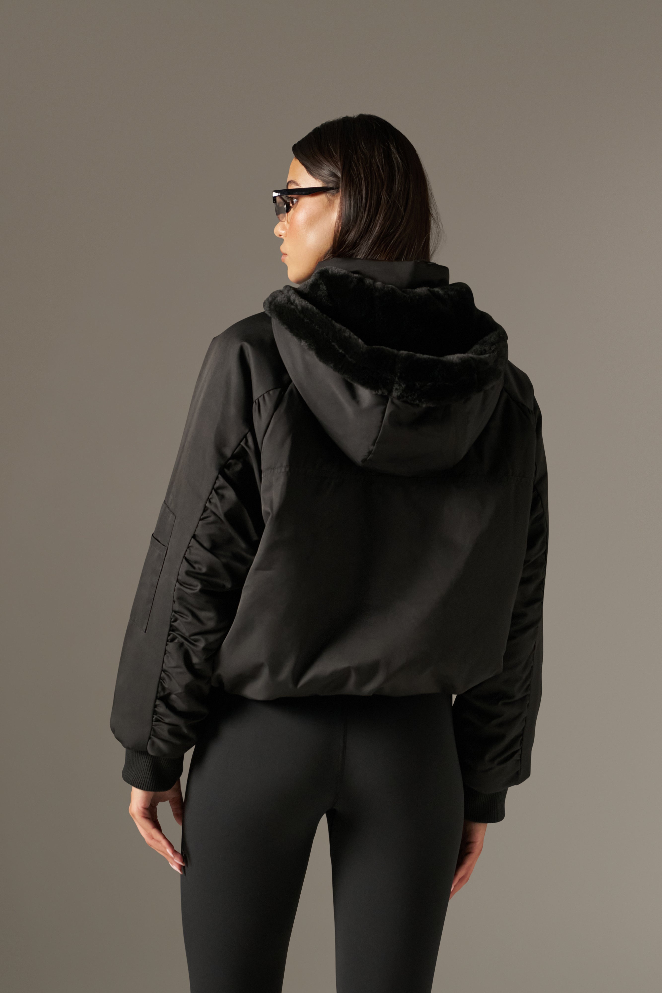 Reversible Faux Fur Coat - Core Black – reasn