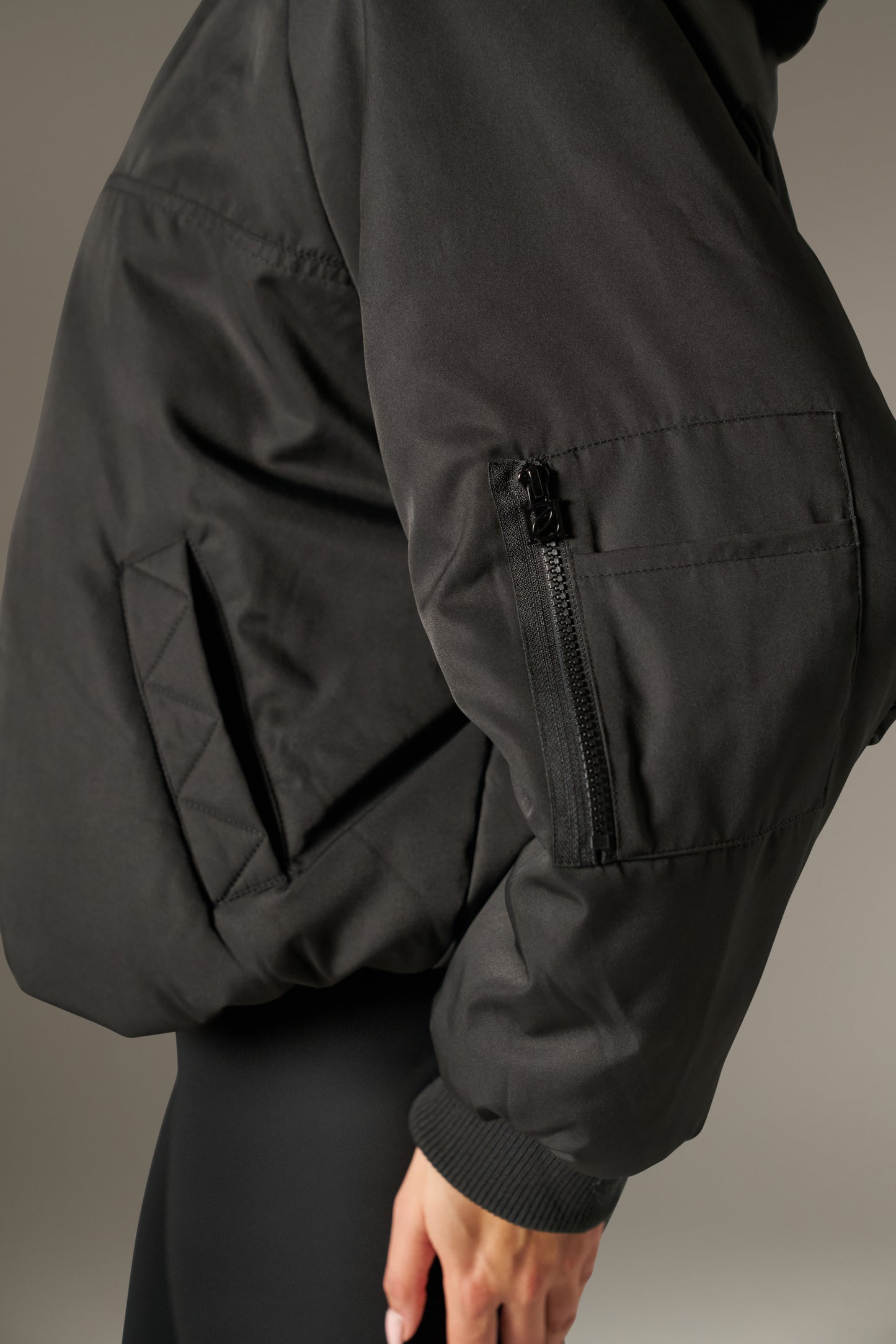 Reversible Faux Fur Coat - Core Black