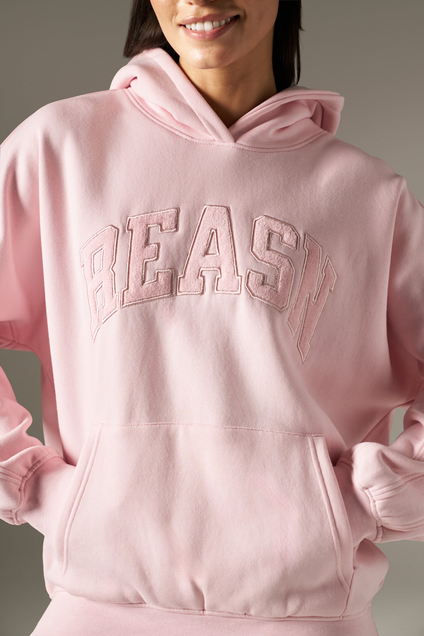 Grandad's Charity Oversized Branded Hoodie - Pink