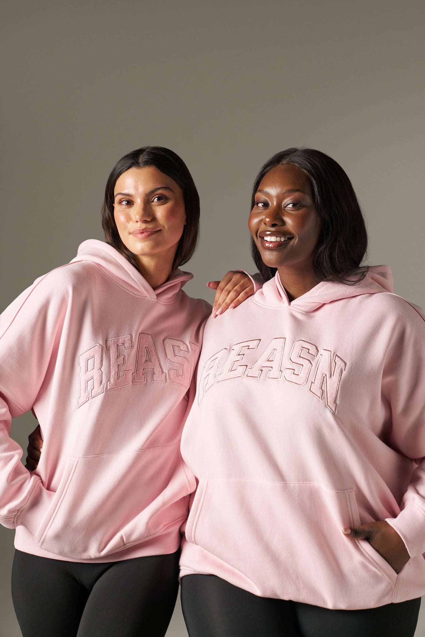 Grandad's Charity Oversized Branded Hoodie - Pink