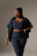 The Sculpt Built In Sports Bra - Midnight Blue