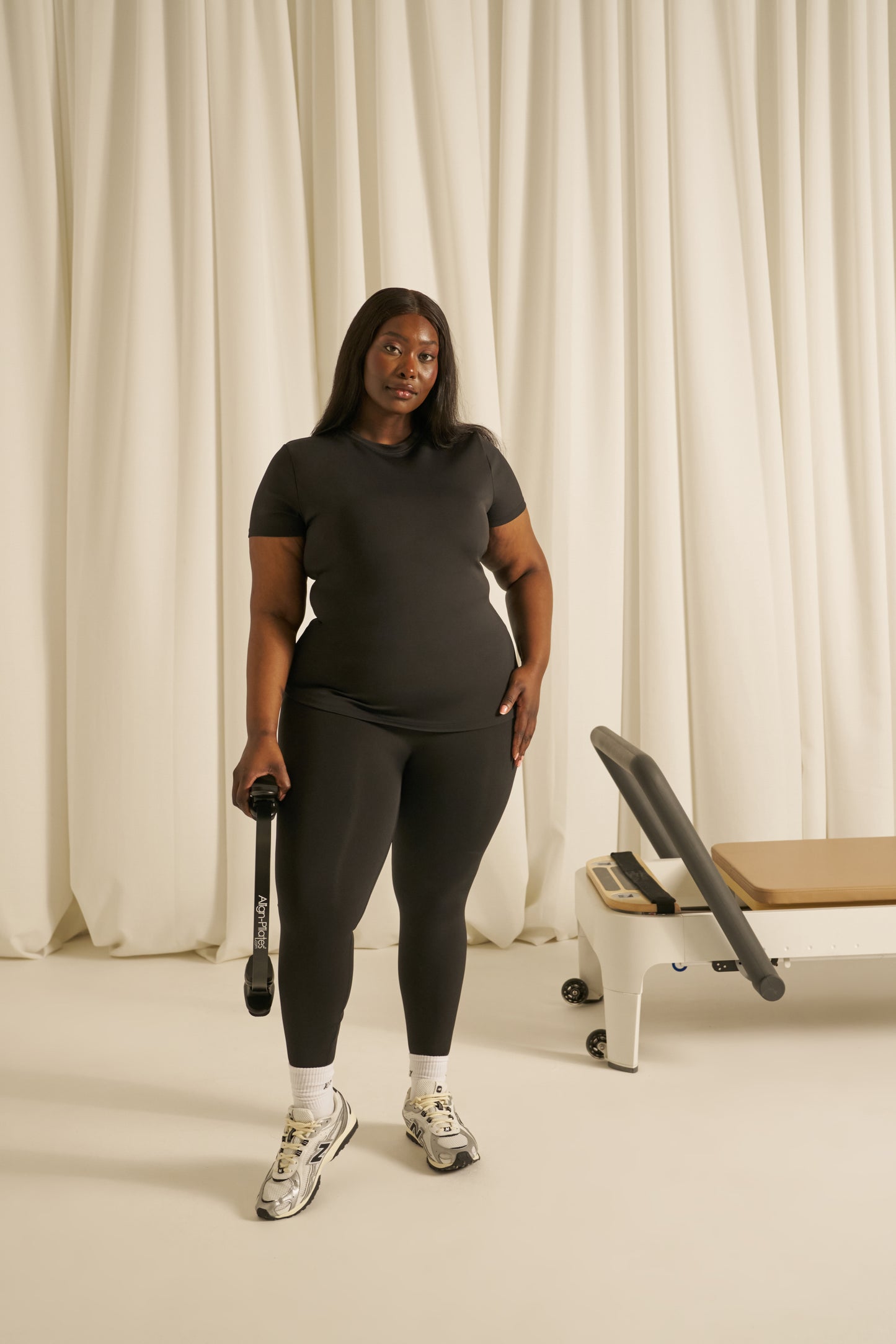 Smoothform Built In Bra Short Sleeve Top - Core Black