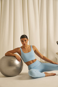 Smoothform Built In Bra Sports Bra - Powder Blue