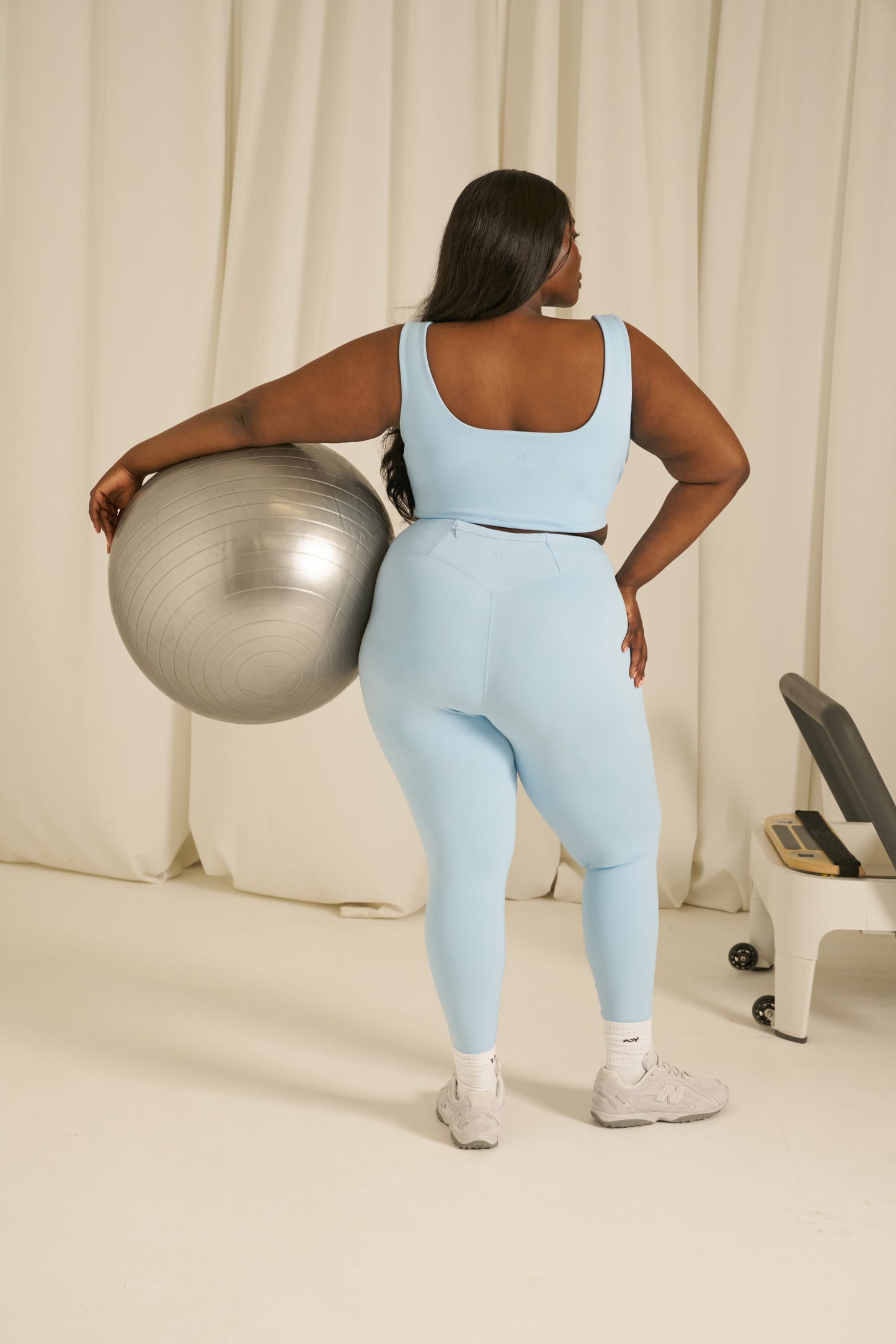 Smoothform Built In Bra Sports Bra - Powder Blue