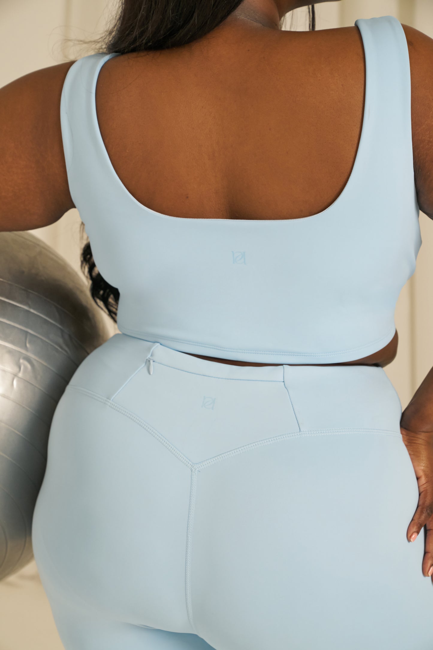 Smoothform Built In Bra Sports Bra - Powder Blue
