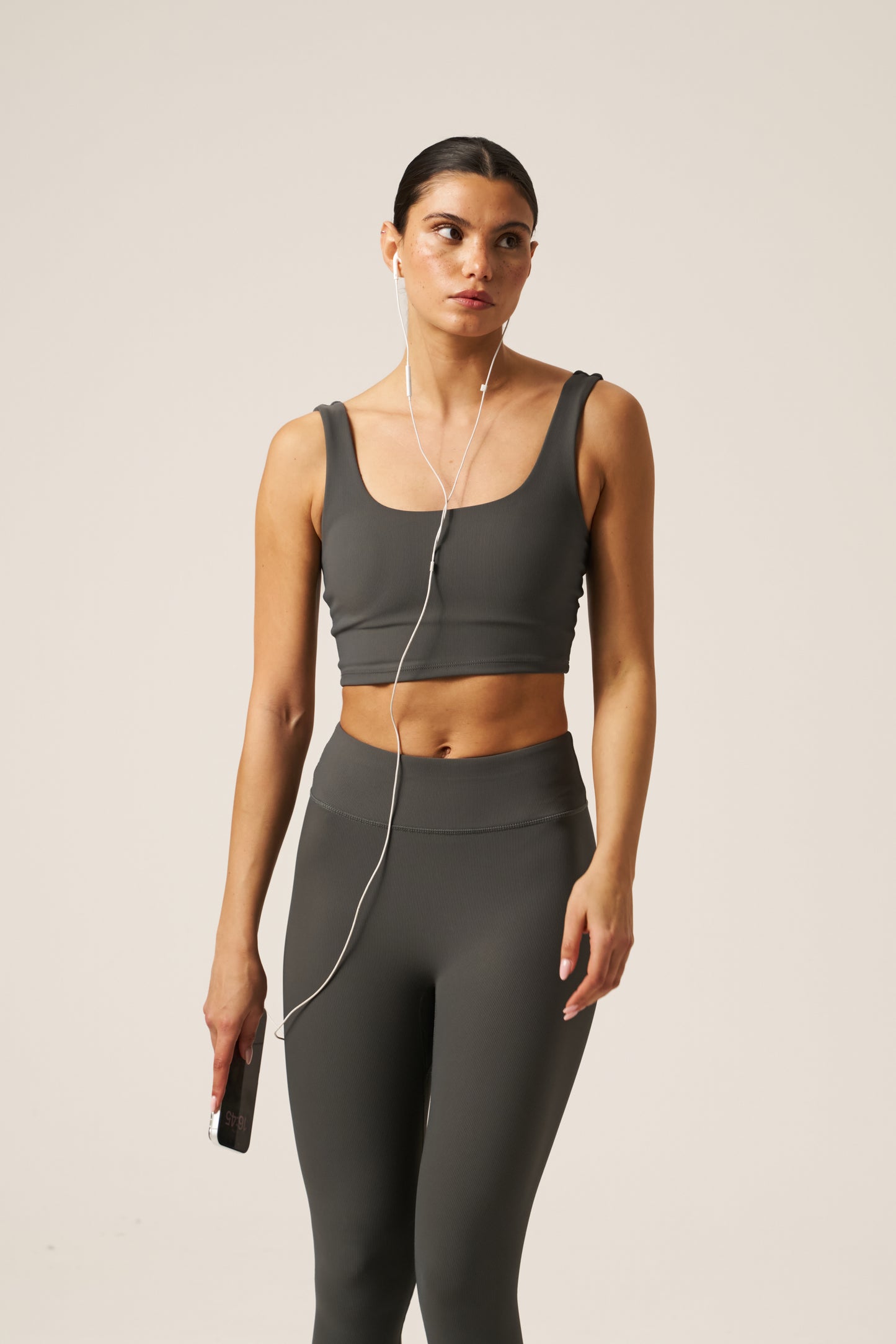 The Sculpt Built In Sports Bra - Graphite