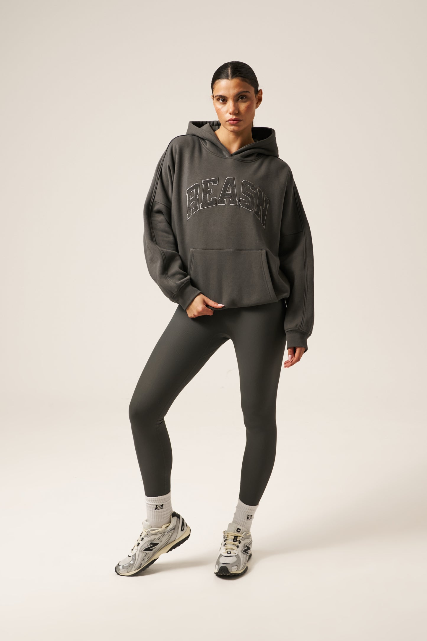 The Sculpt High Waist Leggings - Graphite