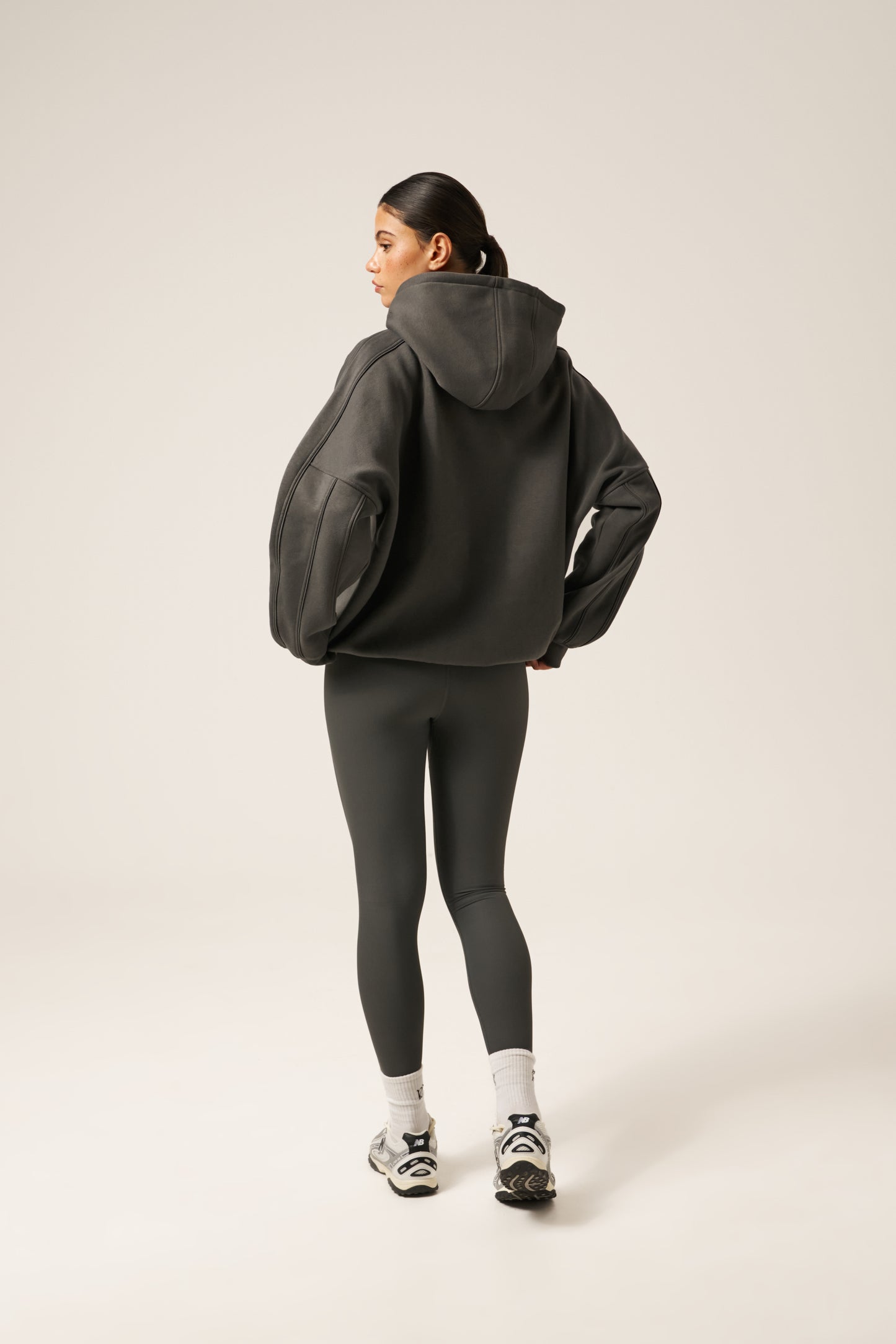 The Sculpt High Waist Leggings - Graphite