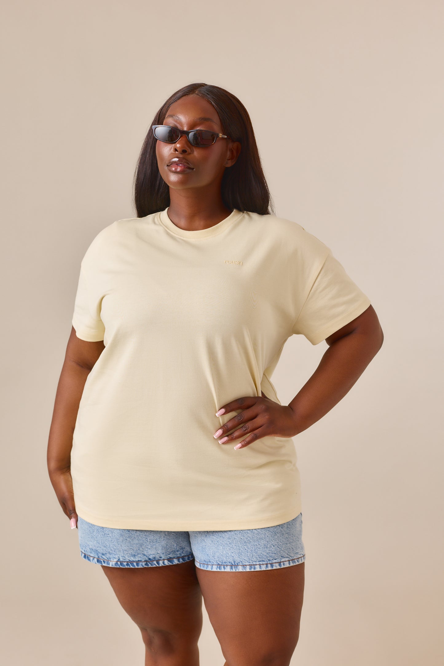 Oversized Branded T-Shirt - Lemon Sorbet