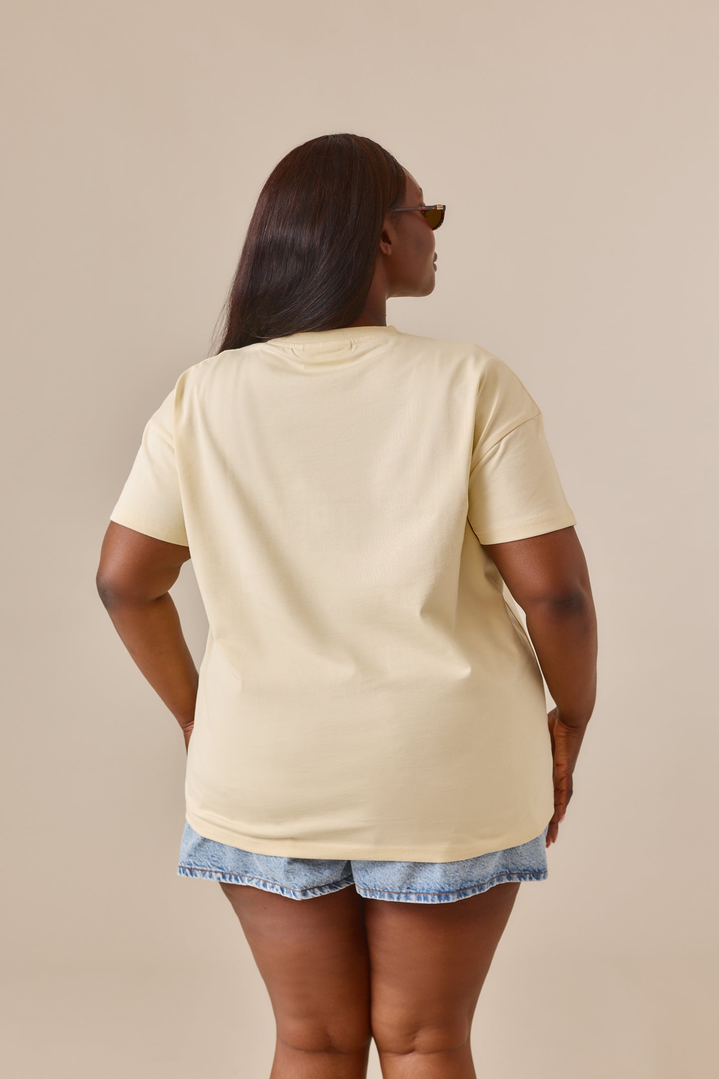 Oversized Branded T-Shirt - Lemon Sorbet