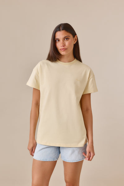 Oversized Branded T-Shirt - Lemon Sorbet