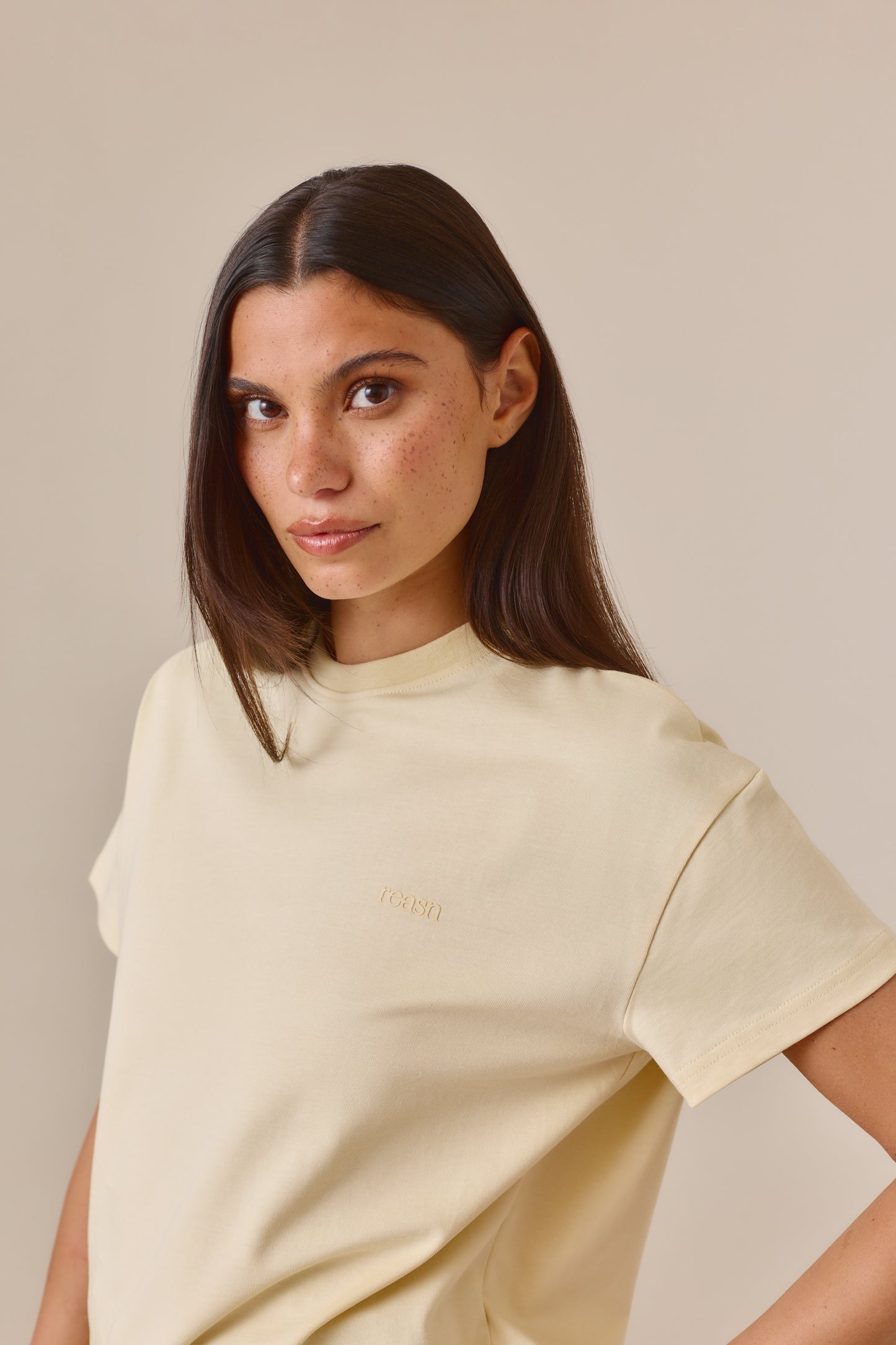 Oversized Branded T-Shirt - Lemon Sorbet