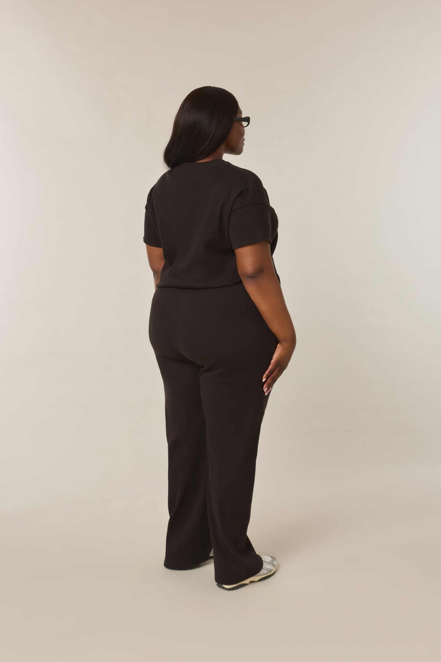 Rib Short Sleeve 2 In 1 - Core Black