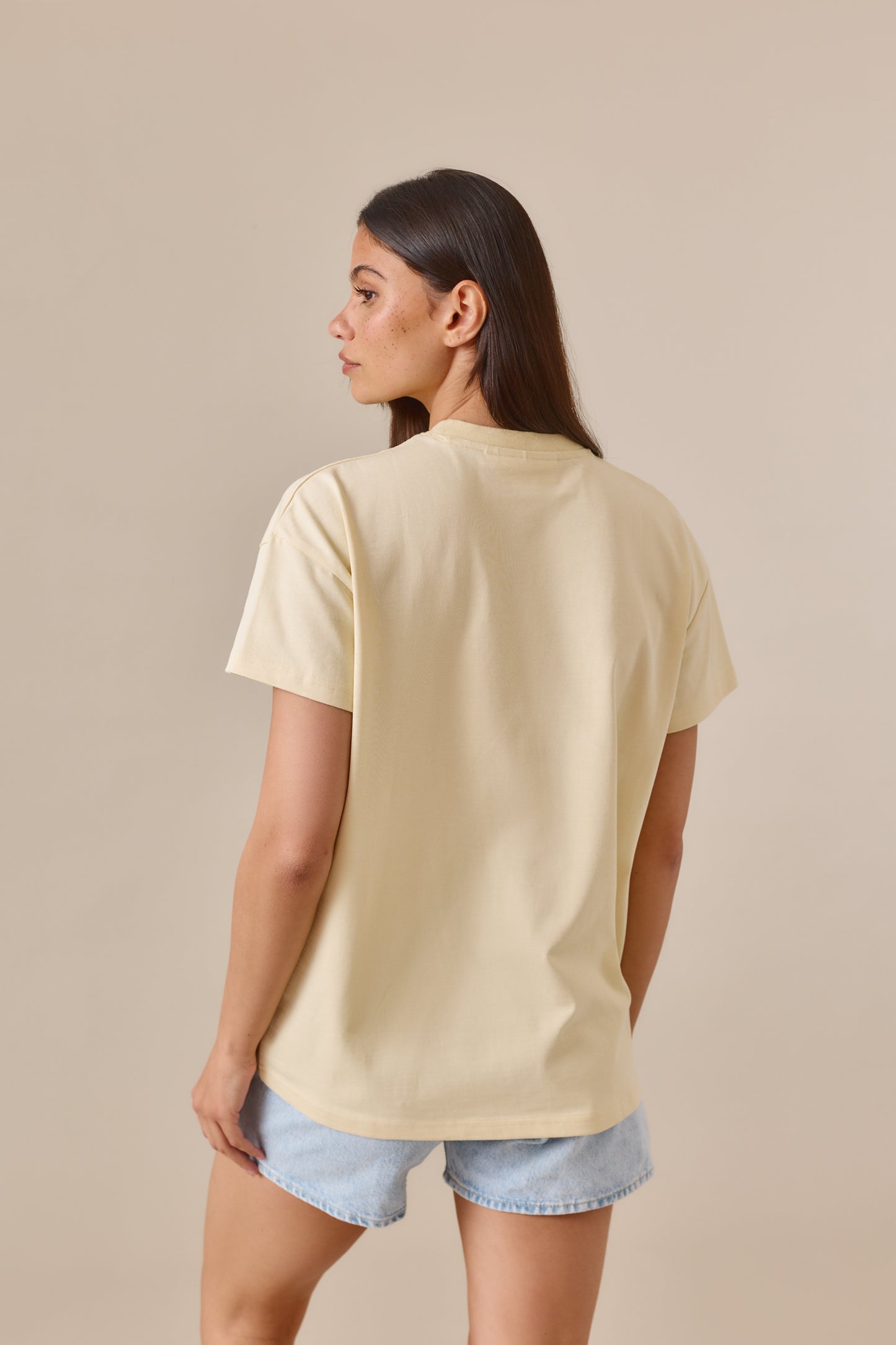 Oversized Branded T-Shirt - Lemon Sorbet
