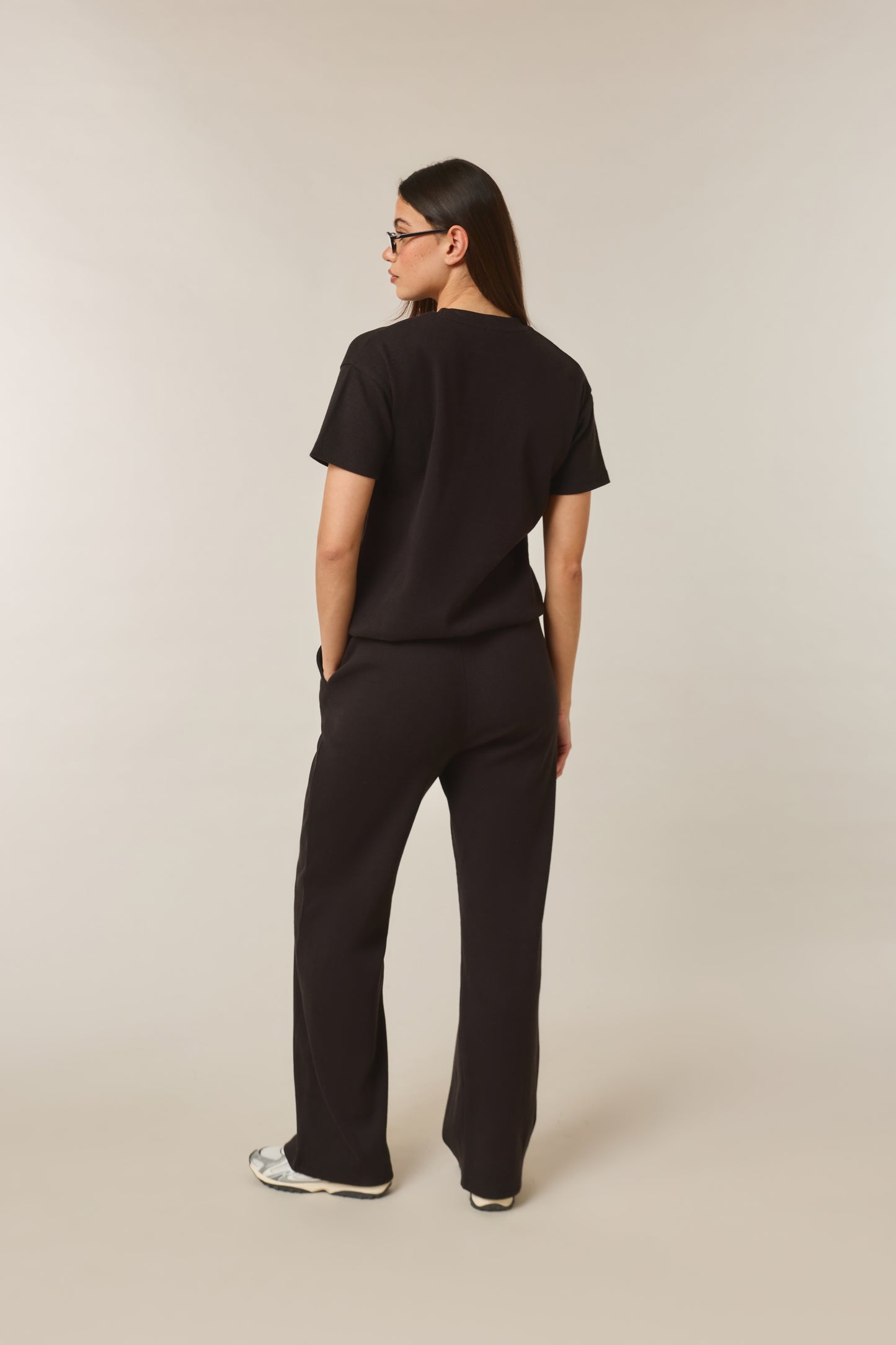 Rib Short Sleeve 2 In 1 - Core Black