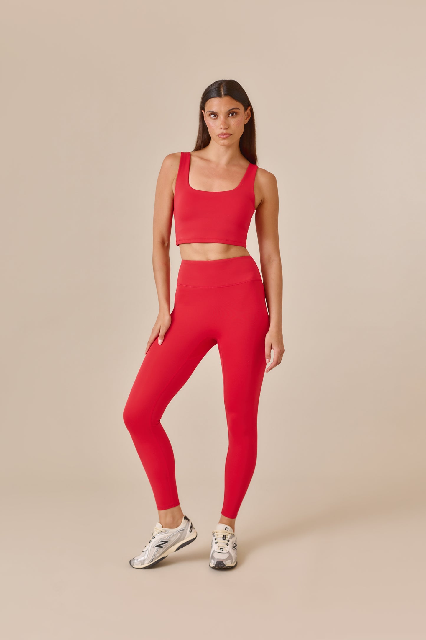 Smoothform High Waist Leggings - Jalapeño Red