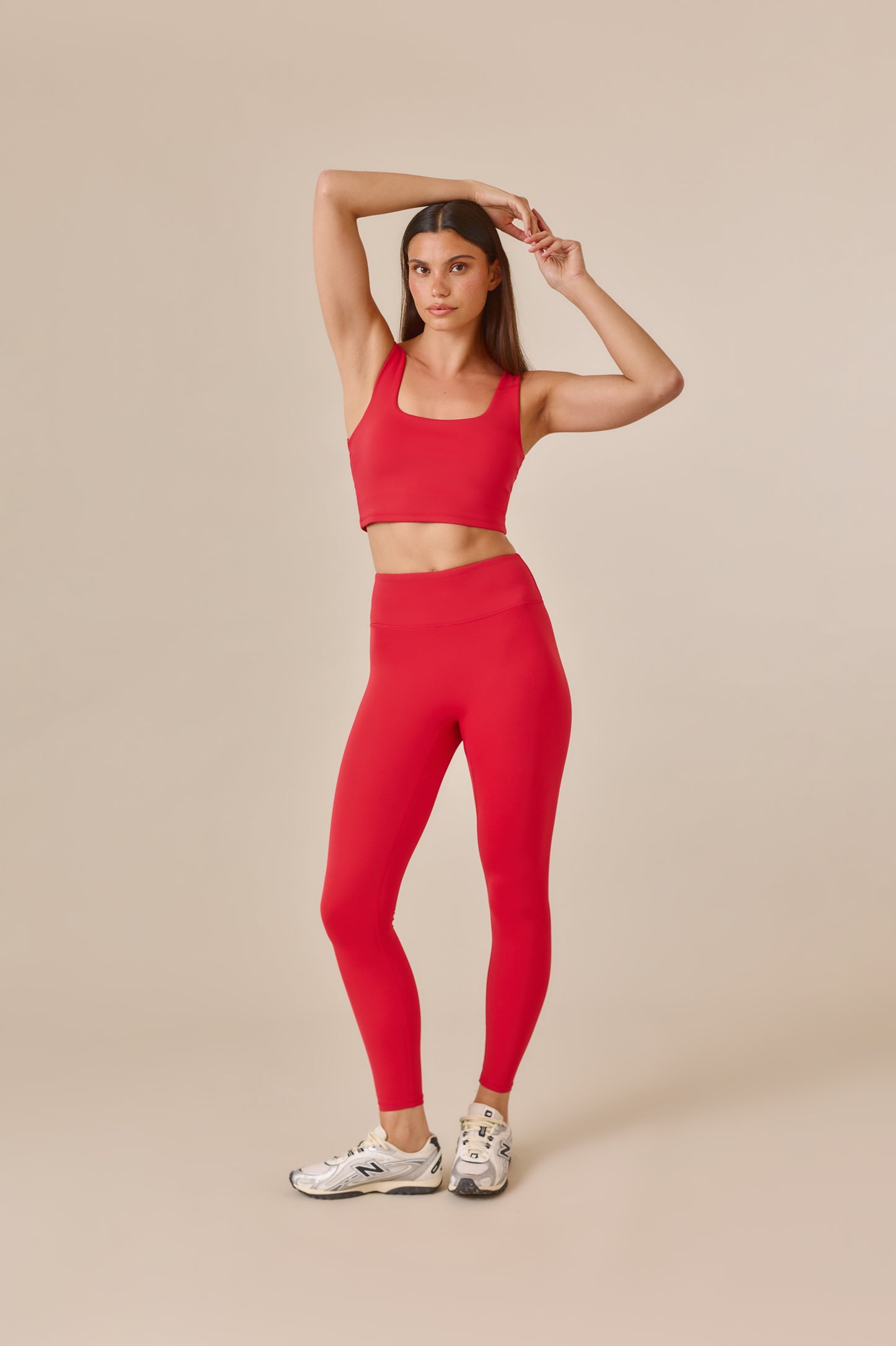 Smoothform High Waist Leggings - Jalapeño Red