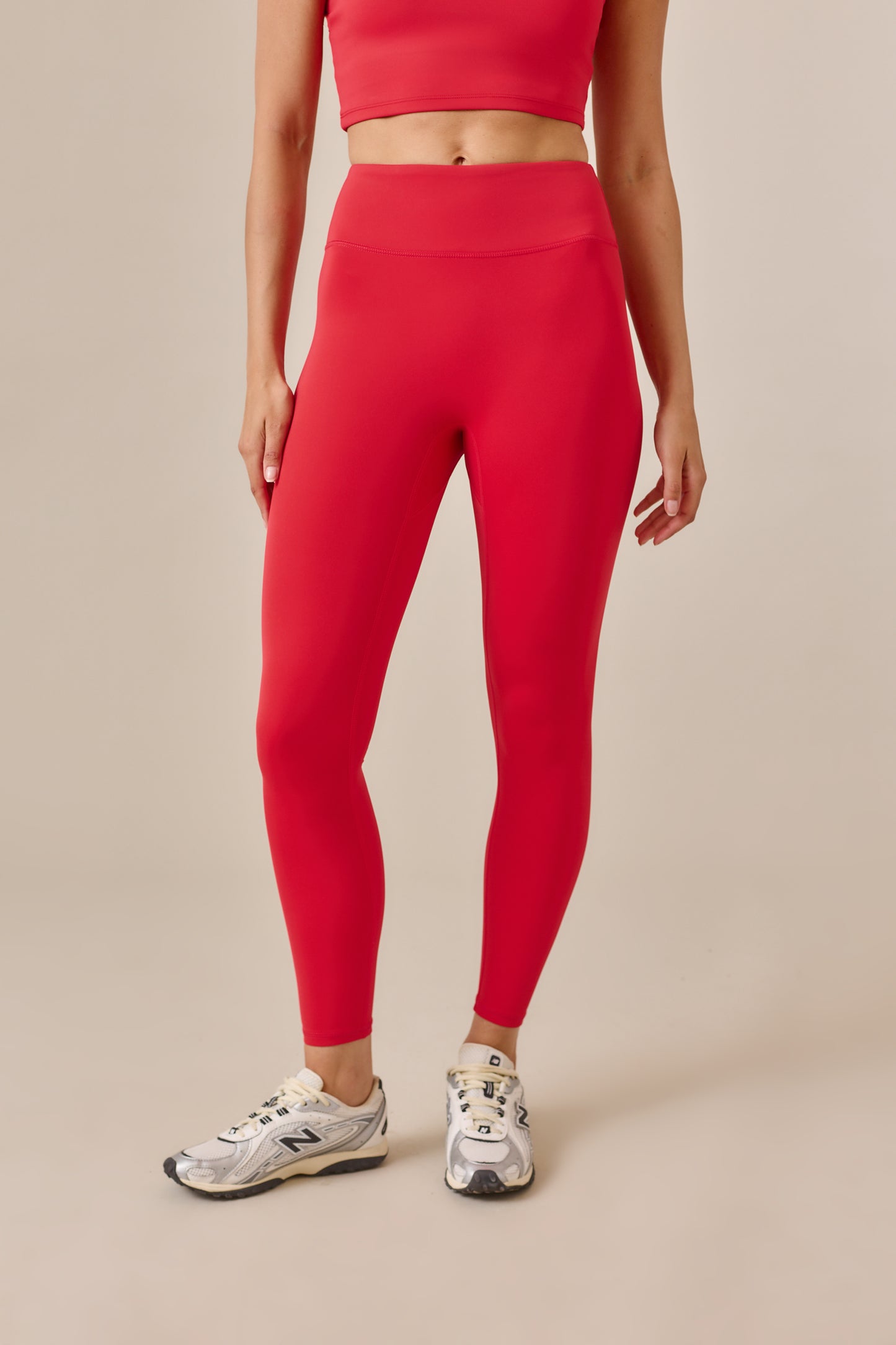 Smoothform High Waist Leggings - Jalapeño Red
