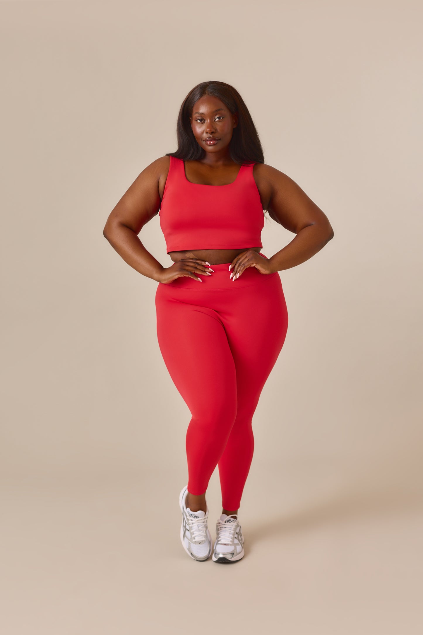 Smoothform High Waist Leggings - Jalapeño Red