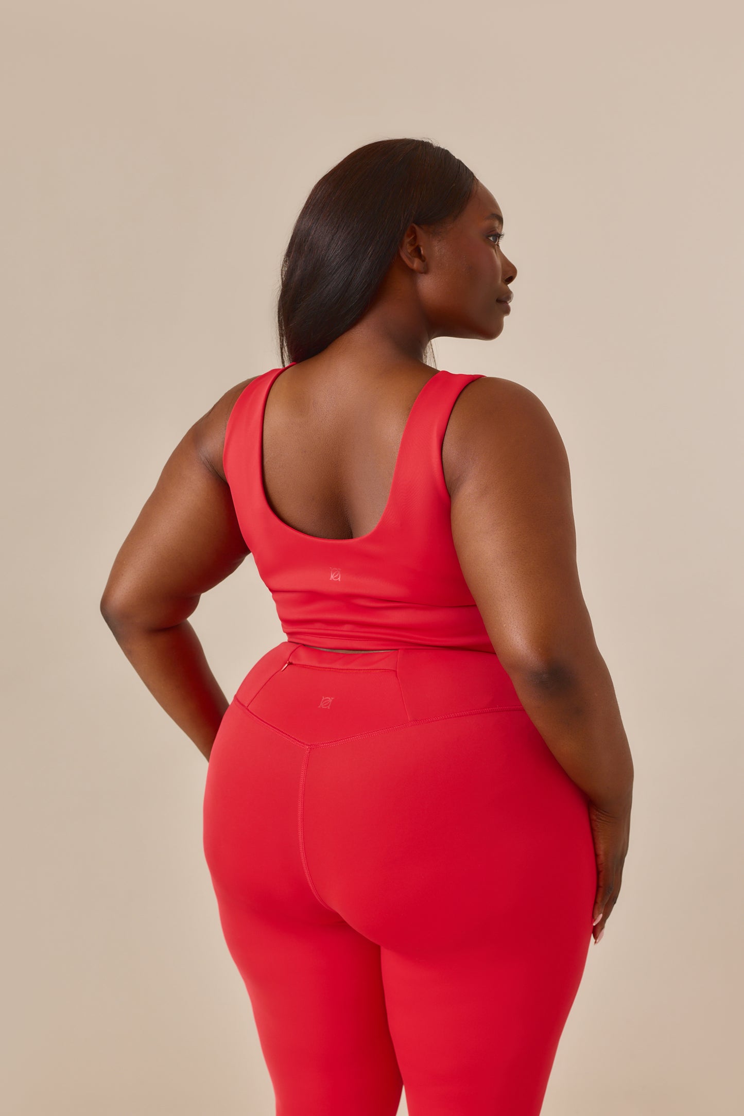 Smoothform High Waist Leggings - Jalapeño Red