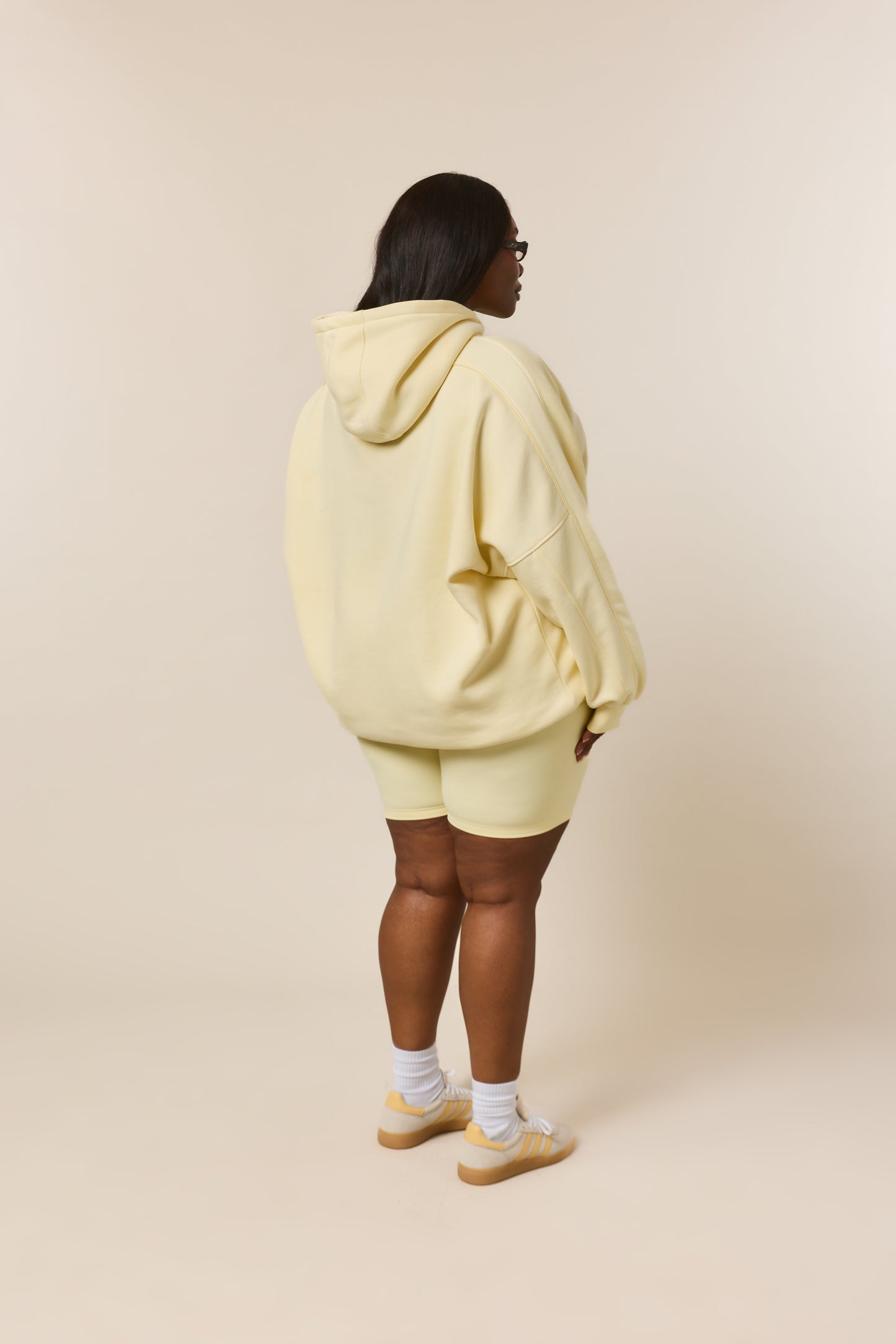 The Sculpt High Waist Cycling Shorts - Lemon Sorbet