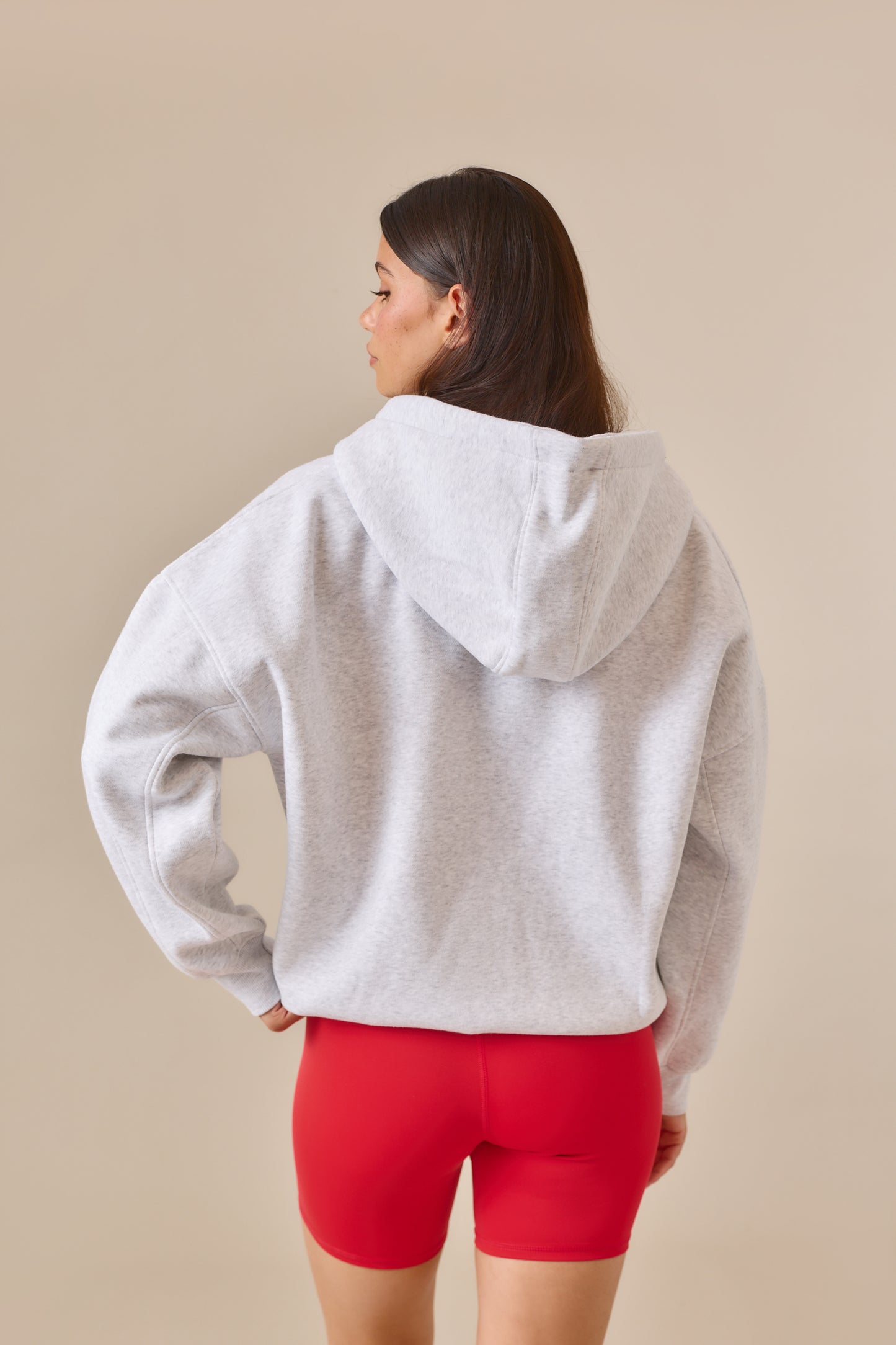 Zip Through Hoodie - Jalapeño Red