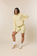 The Sculpt High Waist Cycling Shorts - Lemon Sorbet
