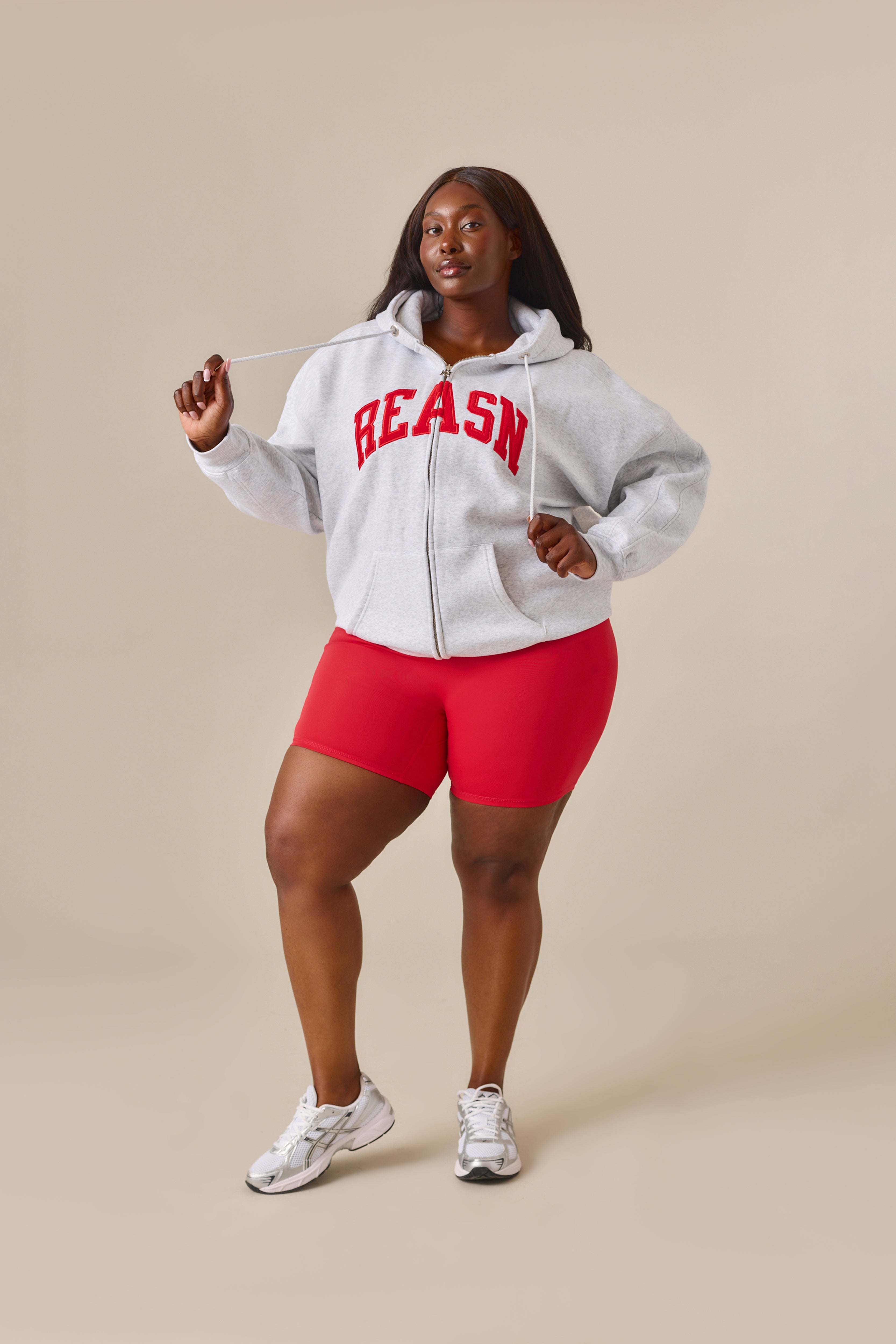 Zip Through Hoodie - Jalapeño Red – reasn