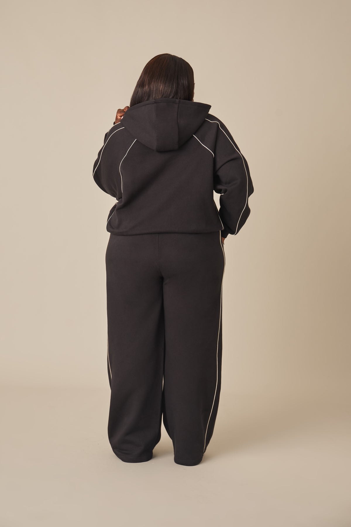Zip Through Hooded 2 In 1 Tracksuit - Core Black