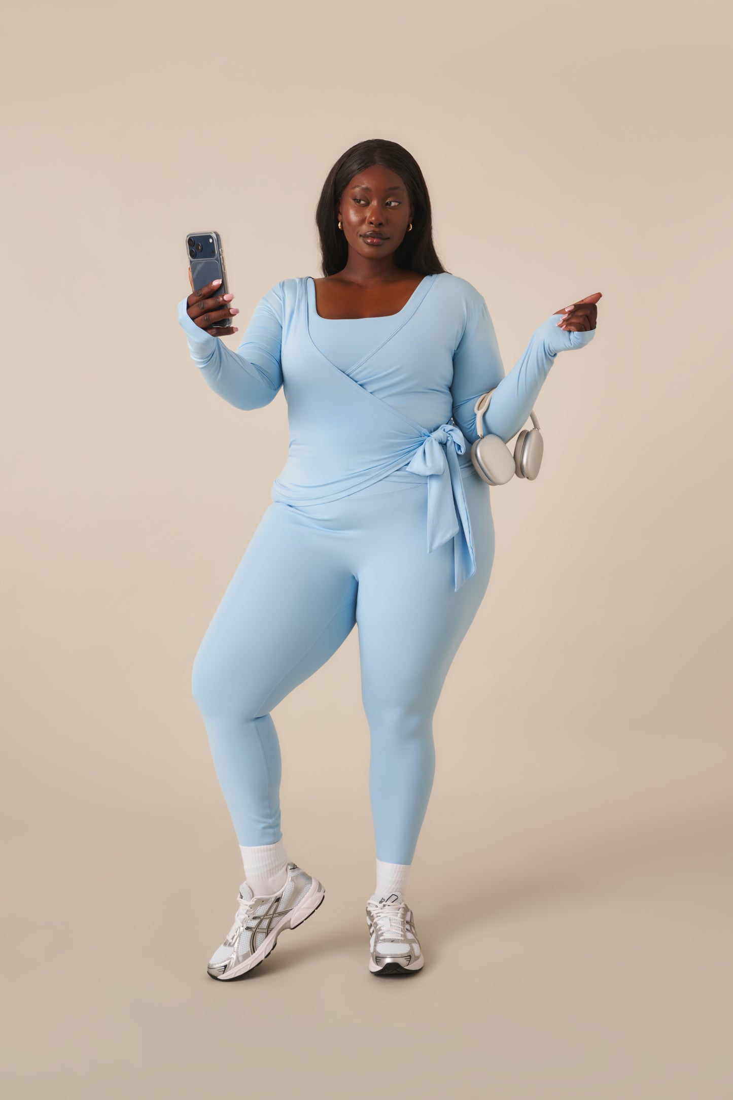 Smoothform High Waist Leggings - Powder Blue