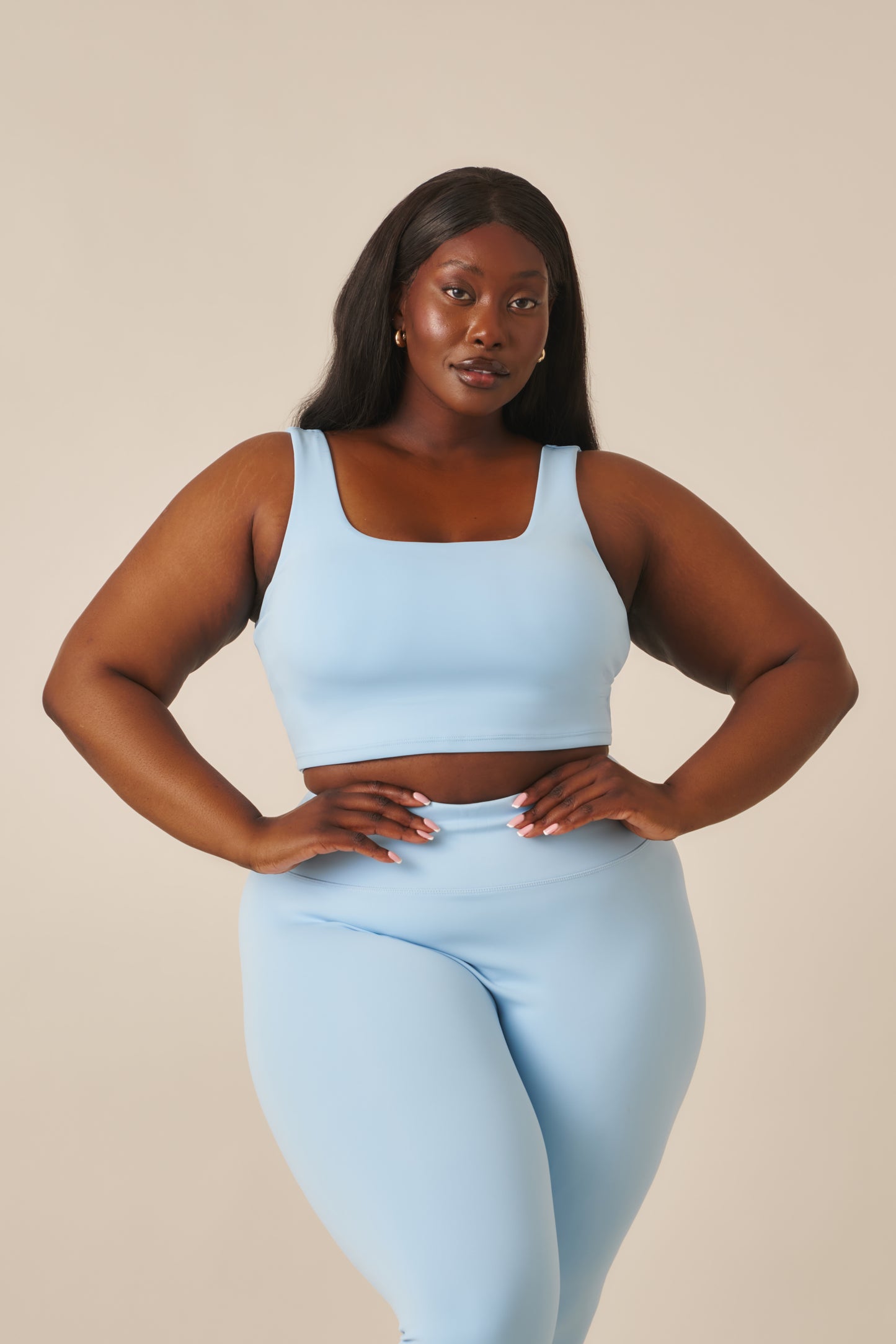 Smoothform Built In Bra Sports Bra - Powder Blue