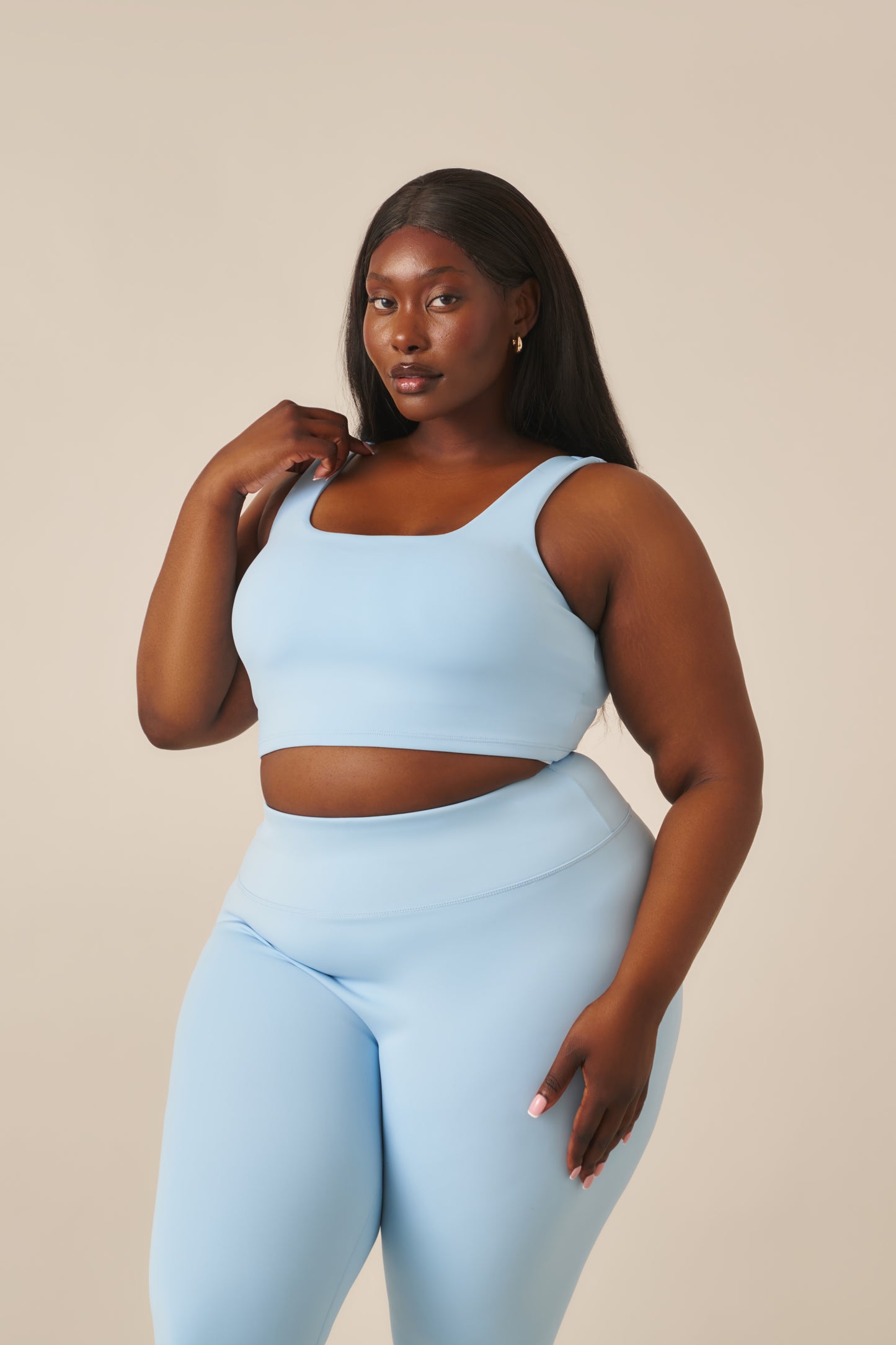 Smoothform Built In Bra Sports Bra - Powder Blue
