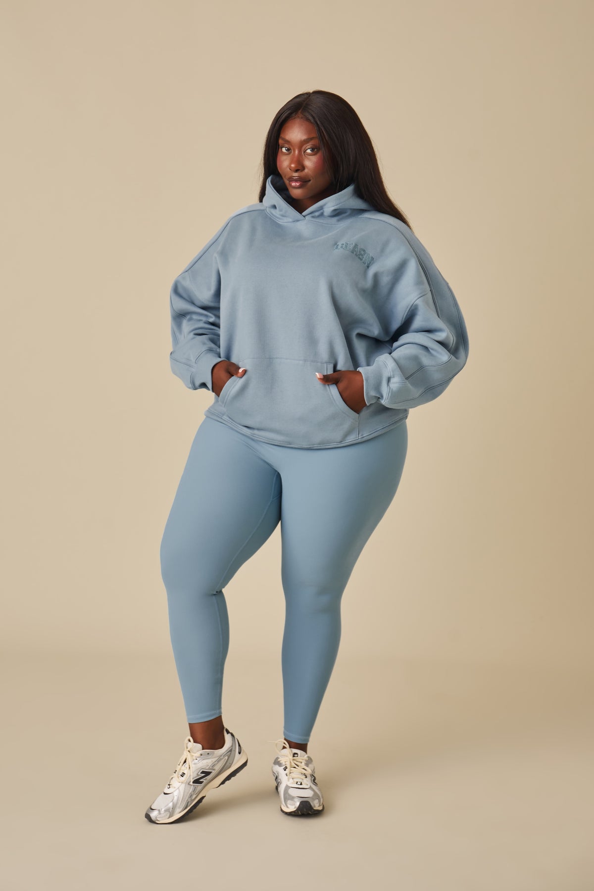 The Sculpt High Waist Leggings - Spring Lake Blue