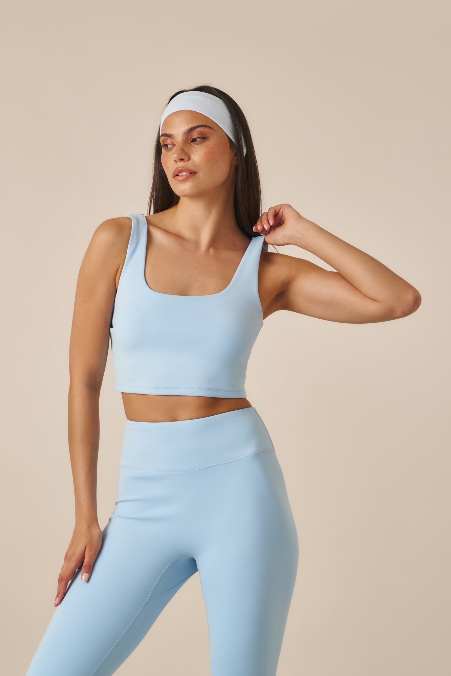 Smoothform Built In Bra Sports Bra - Powder Blue