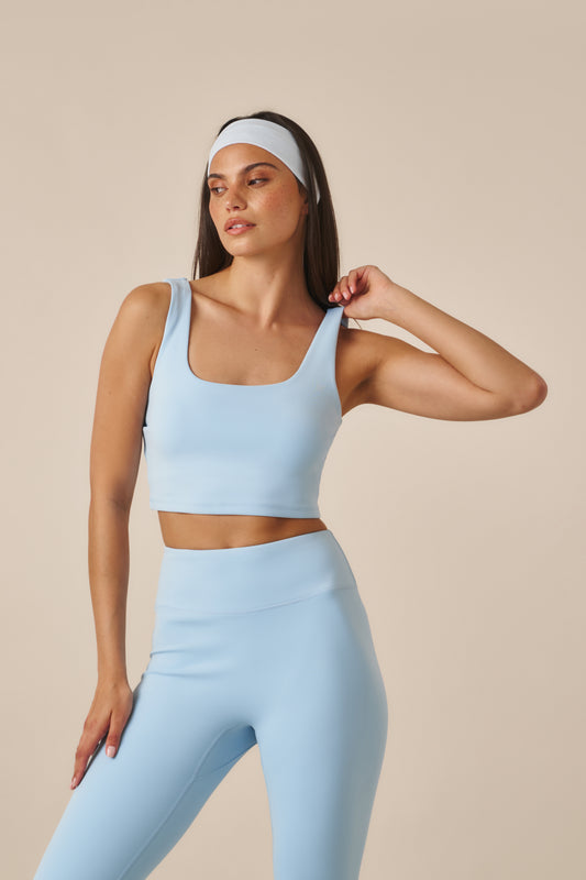 Smoothform Built In Bra Sports Bra - Powder Blue