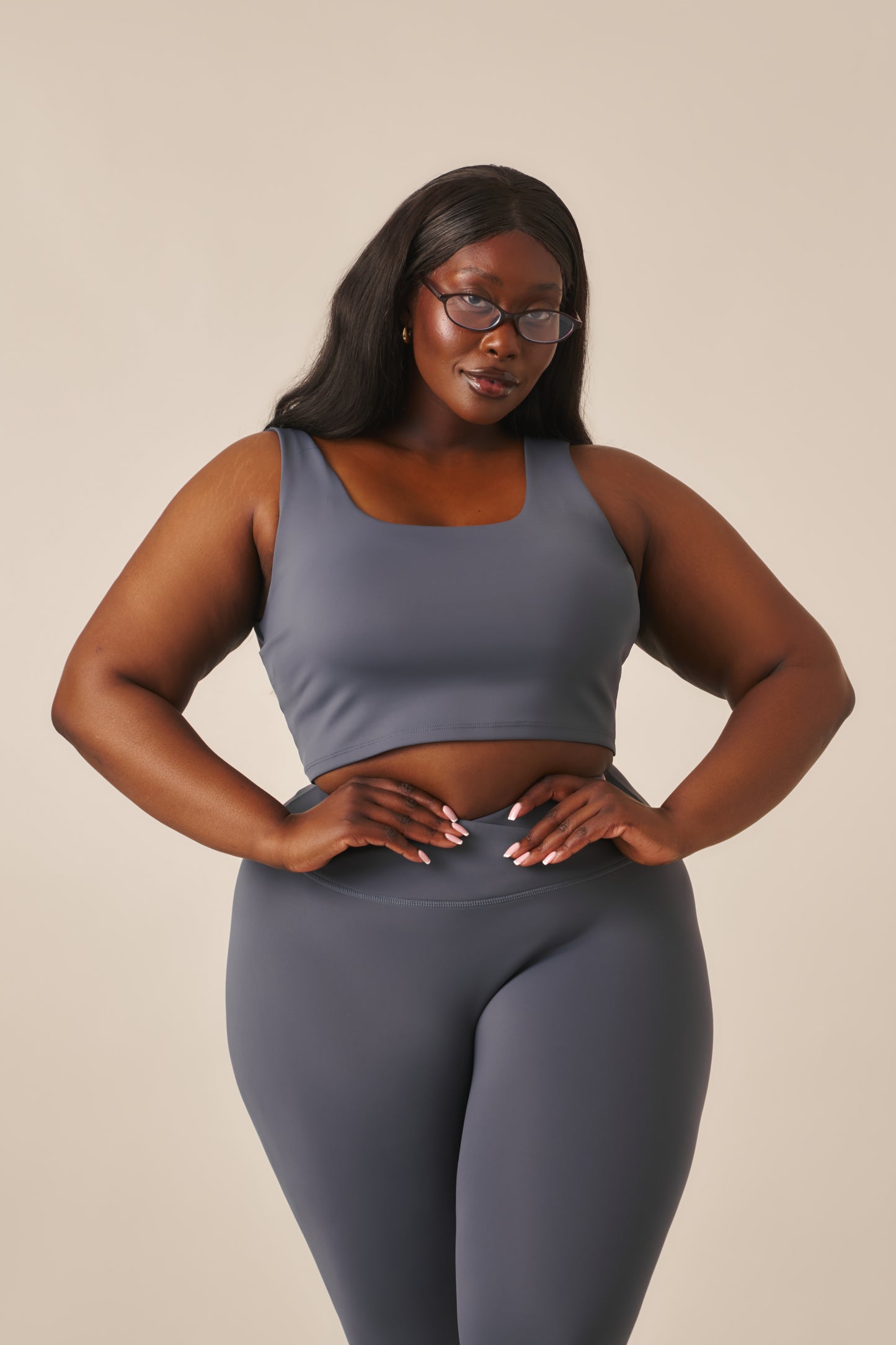Smoothform Built In Bra Sports Bra - Slate Blue